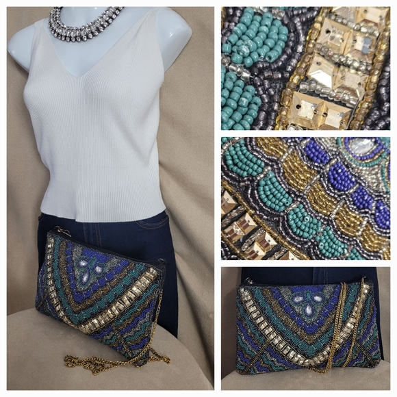 Beaded Crossbody bag - Picture 2 of 11